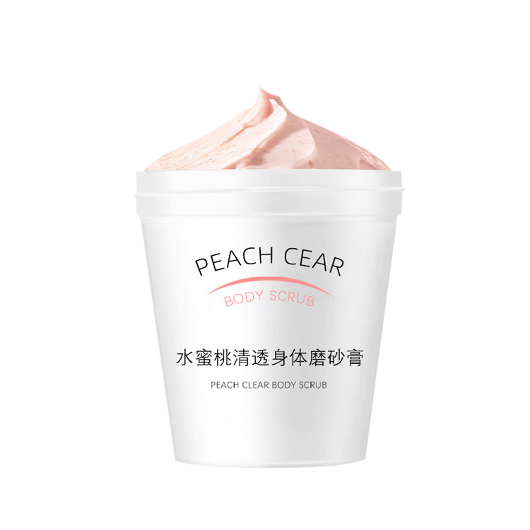 水蜜桃清透身體磨砂膏