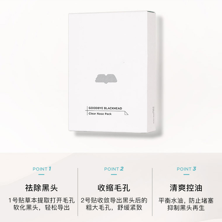 去黑頭鼻貼