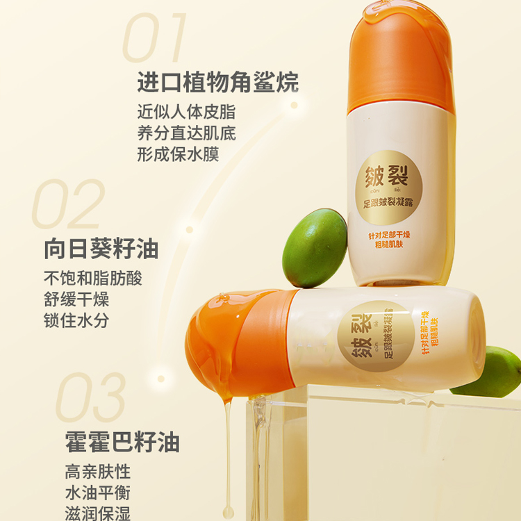 皴裂膏腳裂去死皮滾珠露