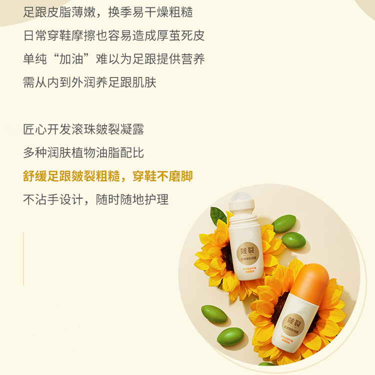 皴裂膏腳裂去死皮滾珠露