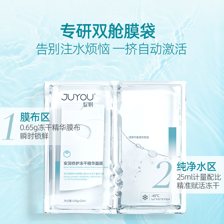 安潤修護凍干面膜