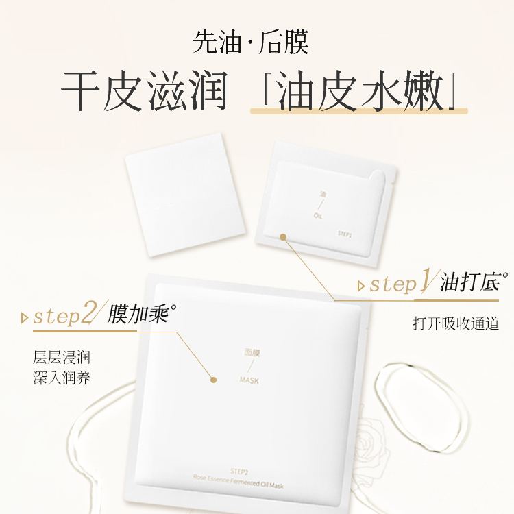 玫瑰臻萃油敷面膜