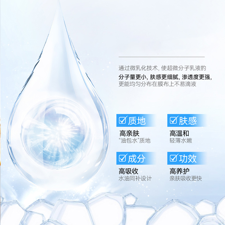 玻尿酸高保濕乳液面膜