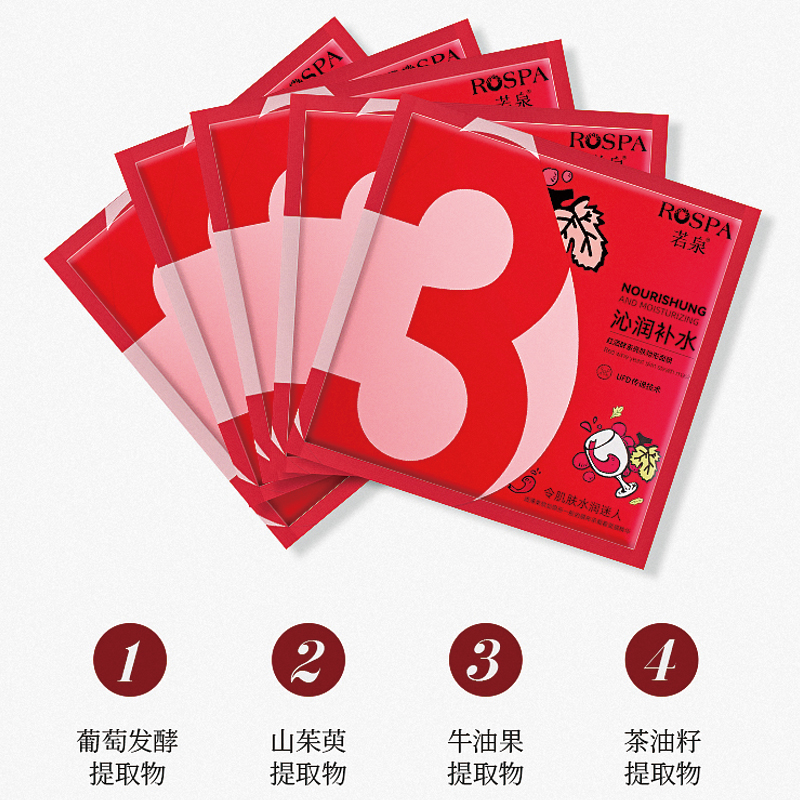 紅酒酵素亮膚隱形面膜